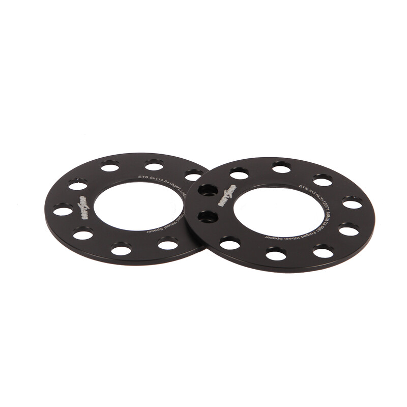 Tesla 5x114.3 & 5x120 Hubcentric "Slip On" Wheel Spacers - 5 mm (CB 71.1)